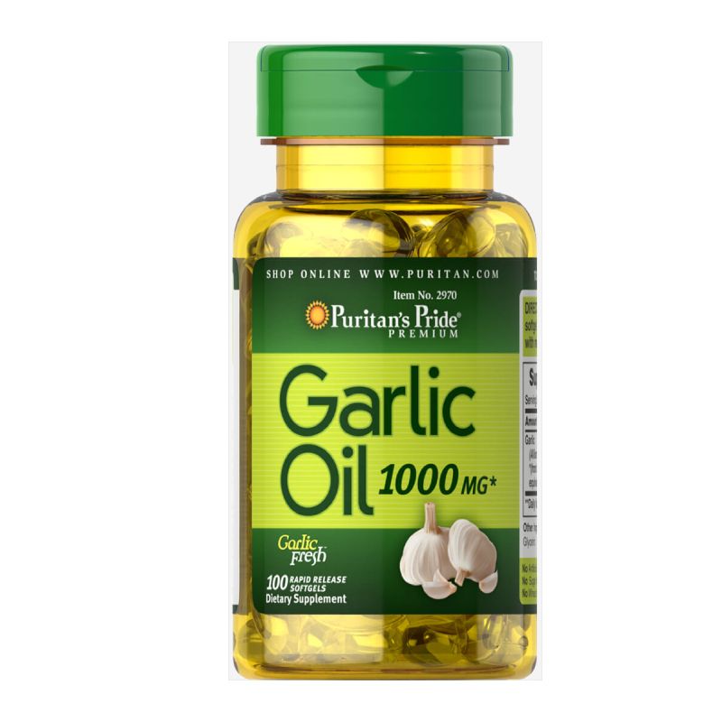Garlic Oil 1000mg Lọ 100 Viên - Viên Uống Tinh Dầu Tỏi