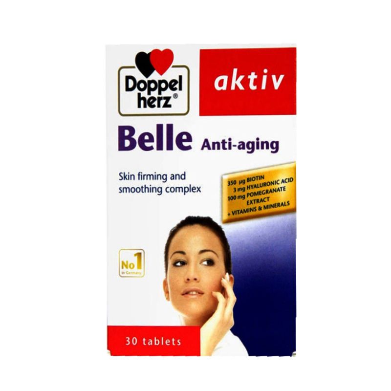 Belle Anti Aging Hộp 30 Viên - Đẹp Da Khỏe Mạnh, Sáng Hồng