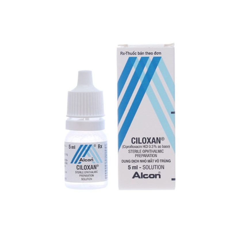 Thuốc nhỏ mắt Ciloxan 0.3% chai 5ml 