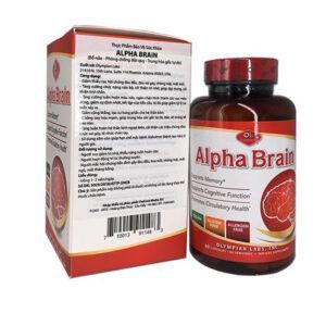 Alpha Brain Lọ 60 Viên - Bổ Não, Hỗ Trợ Tuần Hoàn Não