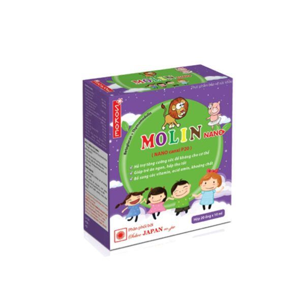 Molin Nano Hộp 20 Ống - Tăng Cường Sức Đề Kháng Cho Cơ Thể