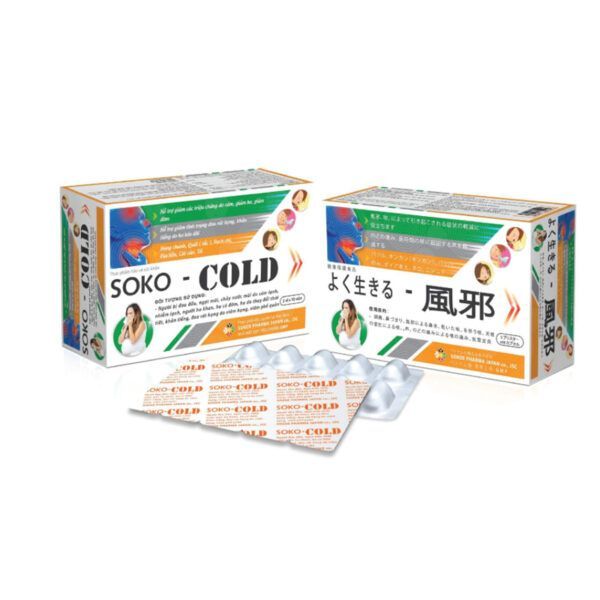 Soko Cold Hộp 50 Viên - Giúp Giảm Ho , Giảm Đờm