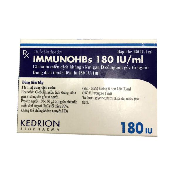 Immunohbs 180 IU/ml