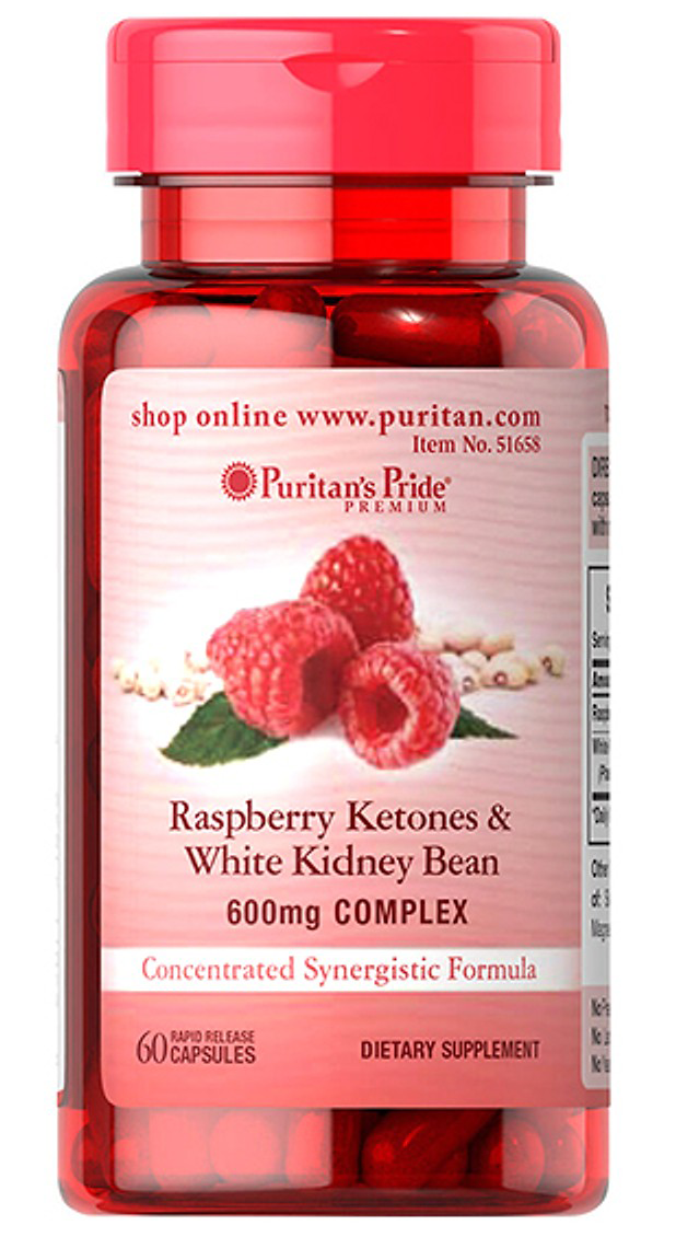 Raspberry Ketones And White Kidney Bean Lọ 60 Viên