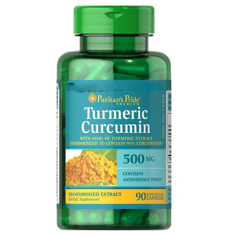 Turmeric Curcumin 500mg - Phương pháp hiệu quả hỗ trợ điều trị viêm loét dạ dày