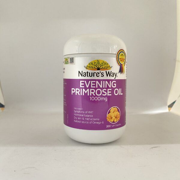 Evening Primrose Oil - Lọ 200 viên - Điều trị kinh nguyệt, tiền mãn kinh