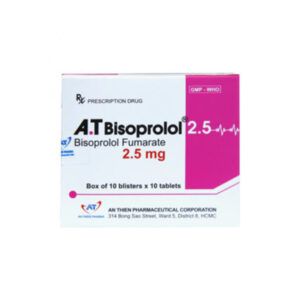 A.T Bisoprolol 2.5 hộp 100 viên