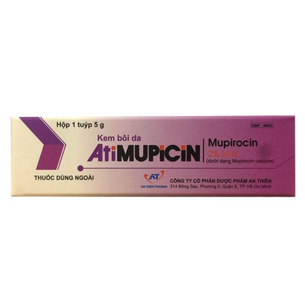 Atimupicin Tuýp 5g - Điều Trị Viêm Da Nhiễm Khuẩn