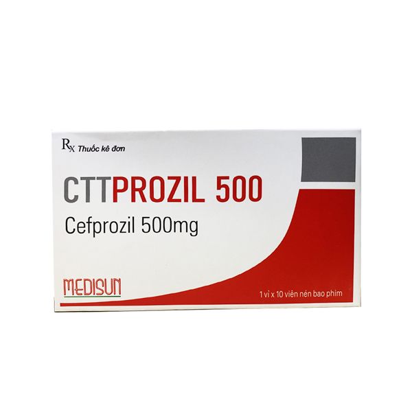 CTTProzil 500 - Điều Trị Nhiễm Trùng - Hộp 10 Viên