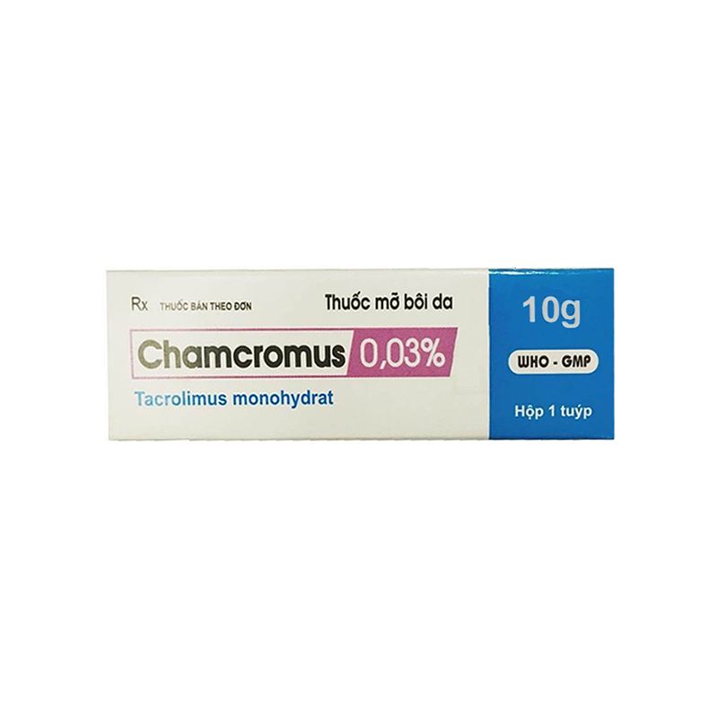 Chamcromus 0.03 Tuýp 10g - Điều Trị Bệnh Viêm Da
