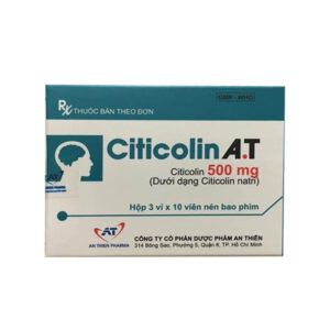 Citicolin A.T 500mg hộp 30 viên