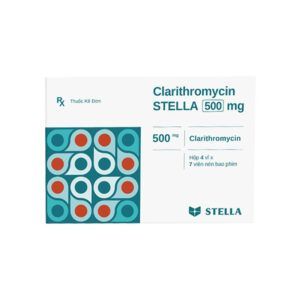 Clarithromycin Stella 500mg hộp 28 viên