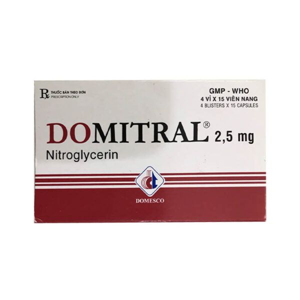 Domitral 2,5mg hộp 60 viên