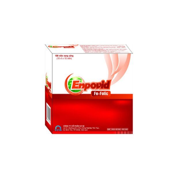 Enpovid Fe Folic Hộp 100 Viên