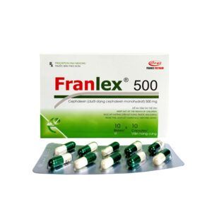 Franlex 500 -  Trị nhiễm trùng do một số vi khuẩn - Hộp 100 viên