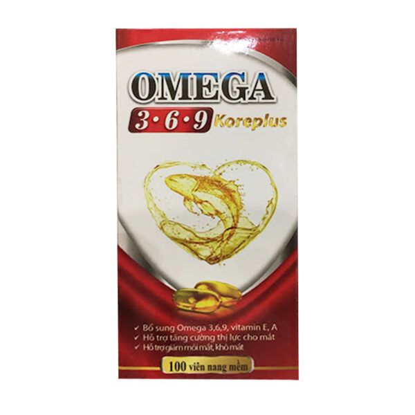 Omega 369 Koreplus Hộp 60 Viên - Làm Đẹp Da, Chống Lão Hóa