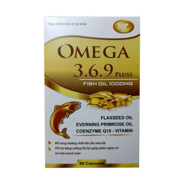 Omega 369 Pluss Hộp 60 Viên - Cung Cấp Các Chất Chống Oxy Hóa