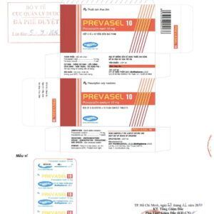 Prevasel 10 hộp 30 viên - Hỗ trợ cho liệu pháp ăn uống khi đáp ứng với chế độ ăn và các điều trị không mang tính chất dược lý khác