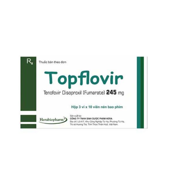 Topflovir hộp 30 viên