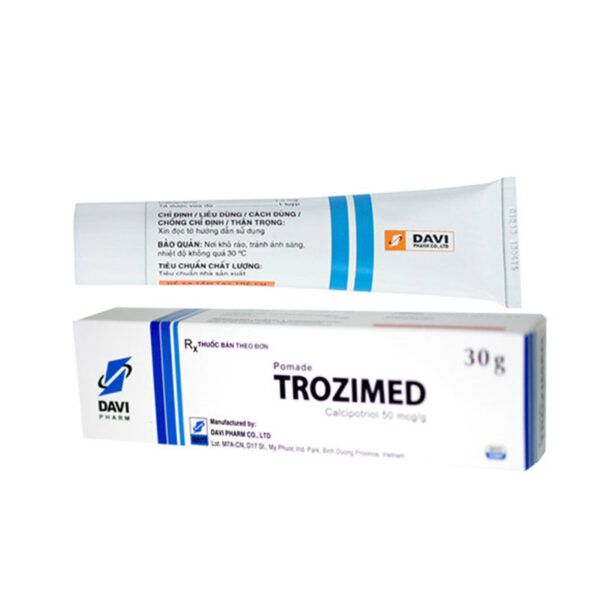 Trozimed tuýp 30g - Điều trị vảy nến mảng, mức độ nhẹ đến vừa