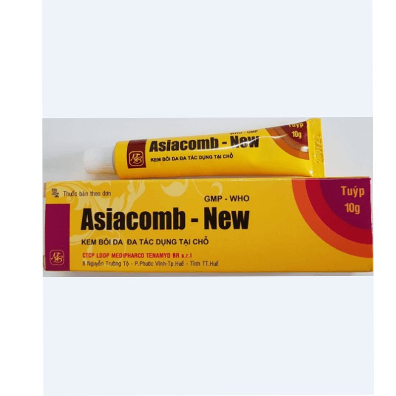 Asiacomb New Tuýp 10g - Điều Trị Nhiễm Khuẩn Ngoài Da
