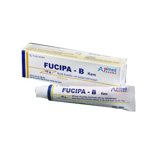 Fucipa B - Tuýp 10g - Điều trị viêm da nhiễm khuẩn