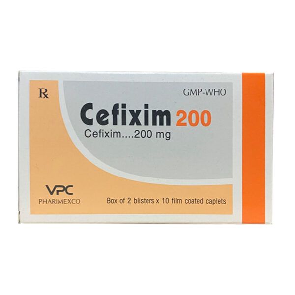 Cefixim 200 hộp 20 viên