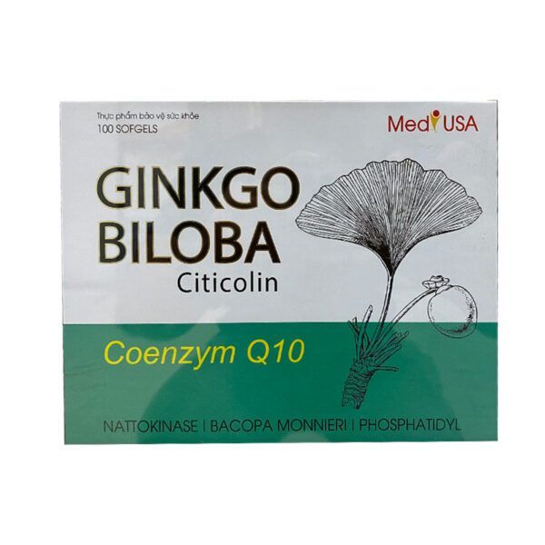 Ginkgo Biloba Citicolin hộp 100 viên