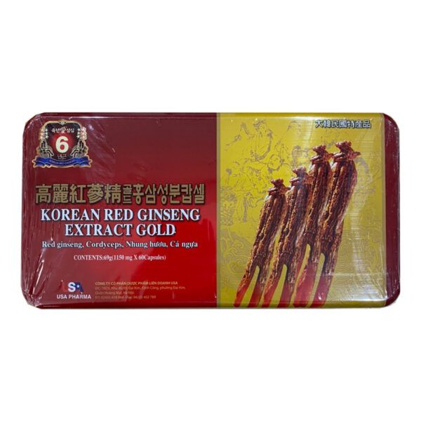 Korean red ginseng extract gold hộp 60 viên