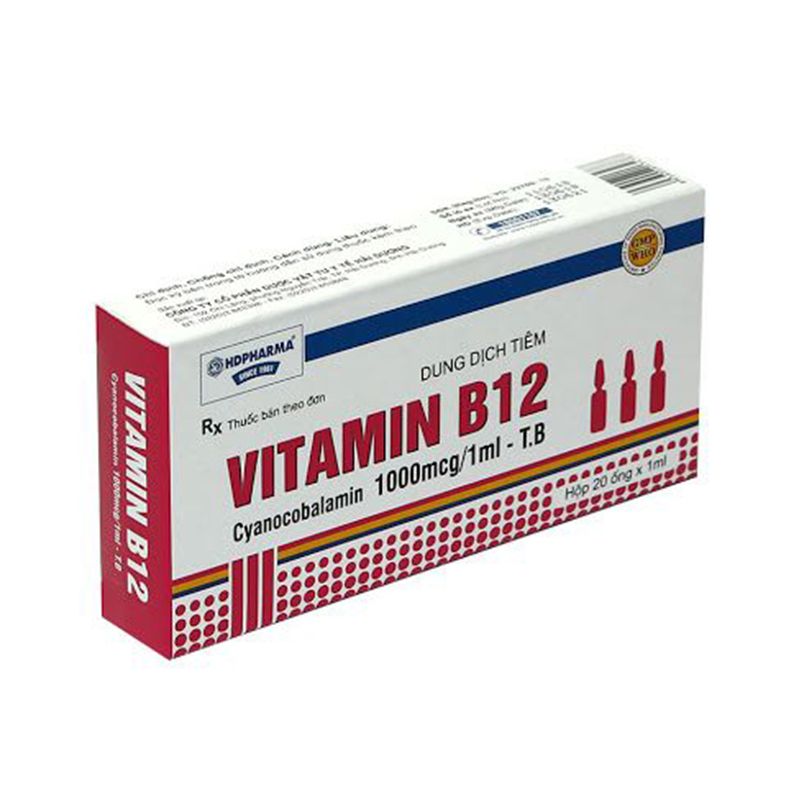 Vitamin B12 Hộp 20 Ống