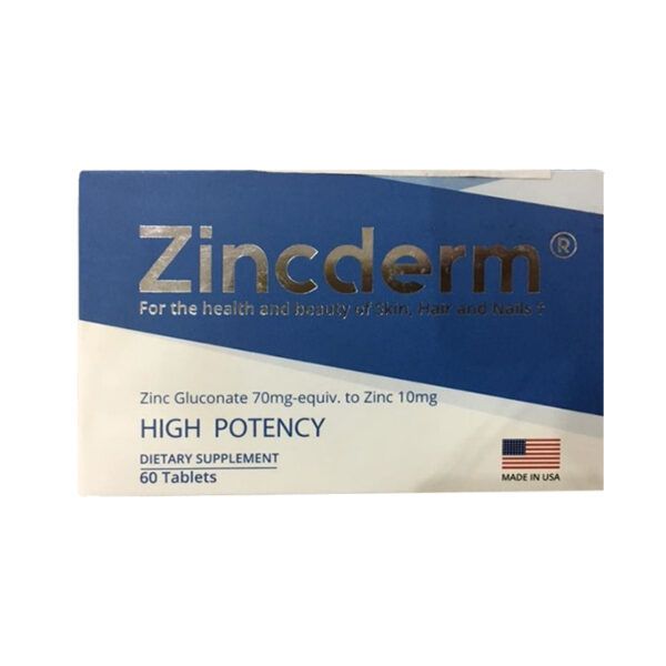 Zincderm hộp 60 viên