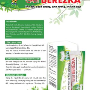 Gel Berezka Tuýp 15g - Làm dịu khi bị côn trùng đốt