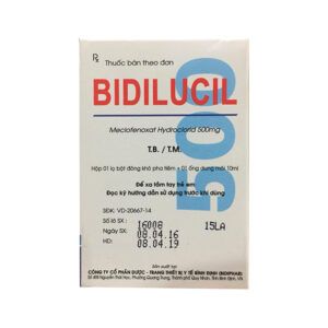 Bidilucil 500 Hộp 1 Lọ + 1 Ống