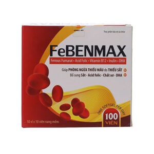 FeBenmax Hộp 100 Viên
