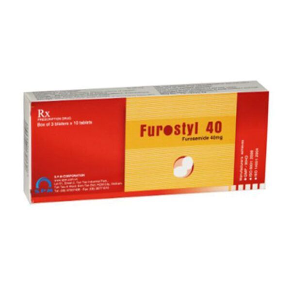 Furostyl 40 Hộp 30 Viên