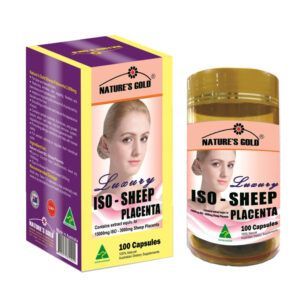 Iso Sheep Placenta Hộp 100 Viên - Cân Bằng Nội Tiết Tố Nữ