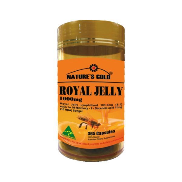 Royal Jelly 1000mg Hộp 365 Viên - Ngăn Ngừa Lão Hóa Da