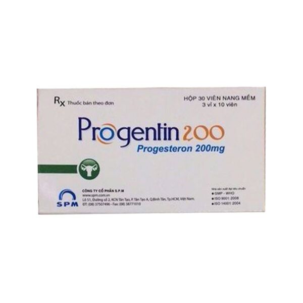 Progentin 200 Hộp 30 Viên