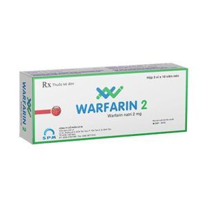 Warfarin 2 Hộp 30 Viên