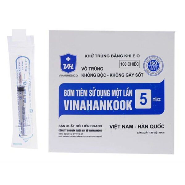 Bơm Tiêm Sử Dụng Một Lần Loại 5ml