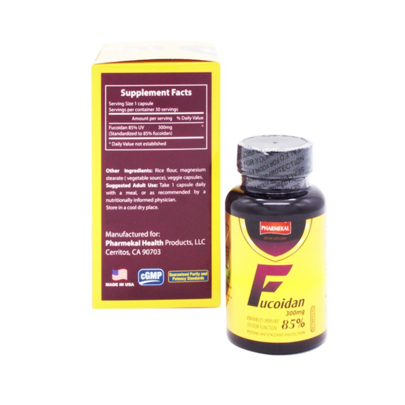 Pharmekal Fucoidan Hộp 30 Viên - Thành Phần Công Dụng