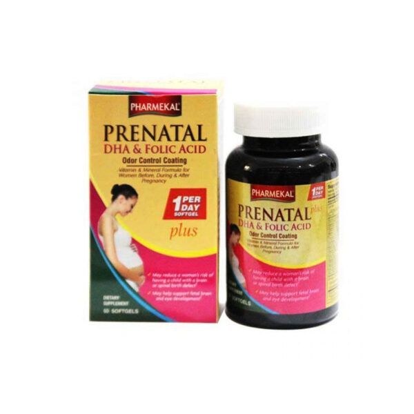 Pharmekal Prenatal Lọ 60 Viên - Dinh Dưỡng Cho Bà Bầu 