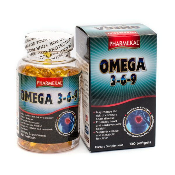 Pharmekal Omega 3 6 9 Lọ 100 Viên - Viên Uống Dầu Cá