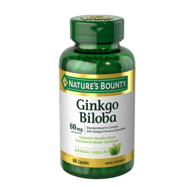 Ginkgo Biloba 60mg Lọ 60 Viên - Hỗ Trợ Tuần Hoàn Não