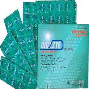 Dioxzye Hộp 250 Viên - Giảm Các Triệu Chứng Đầy Hơi
