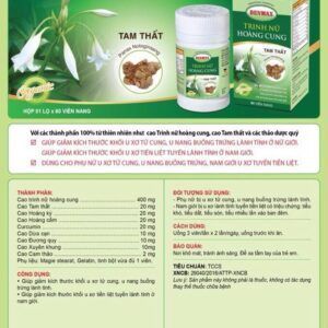 Trinh Nữ Hoàng Cung BenMax Lọ 60 Viên