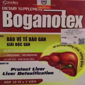 Boganotex - bảo vệ tế bào gan giải độc gan (50 viên)