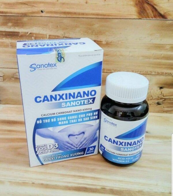 Canxinano Sanotex - Bổ Sung Canxi Cho Phụ Nữ Mang Thai Và Sau Sinh