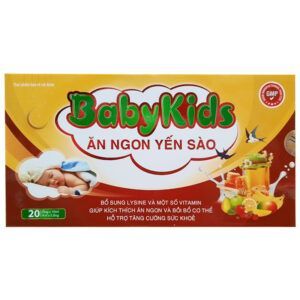 BabyKids Ăn Ngon Yến Sào - Hộp 20 Ống