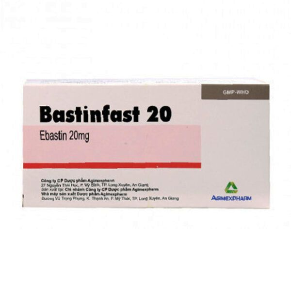 Bastinfast 20 Hộp 100 Viên - Điều Trị Viêm Mũi Dị Ứng